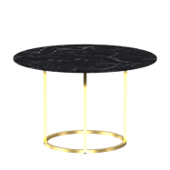 Gold Arc Dining Table